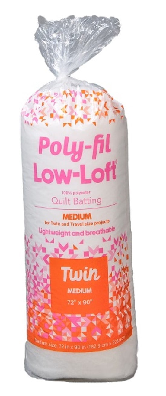 Fairfield Poly-Fil Low-Loft Quilt Batting, 100% Bonded Polyester