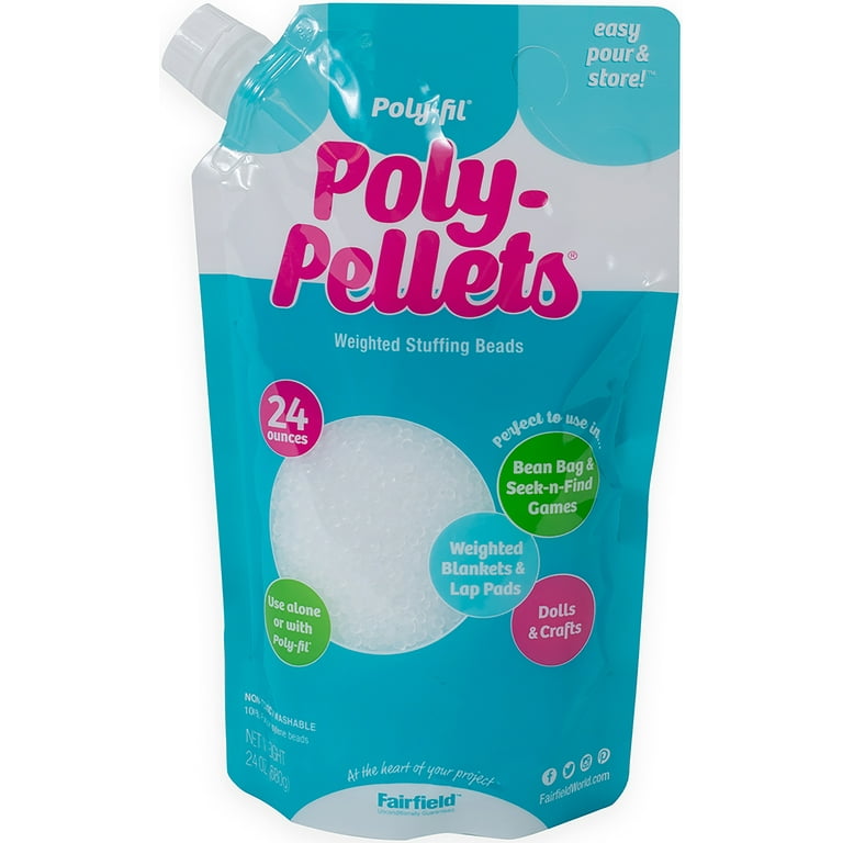 Fairfield™ Poly-Fil® Poly Pellets® Craft Filler, Weighted Stuffing