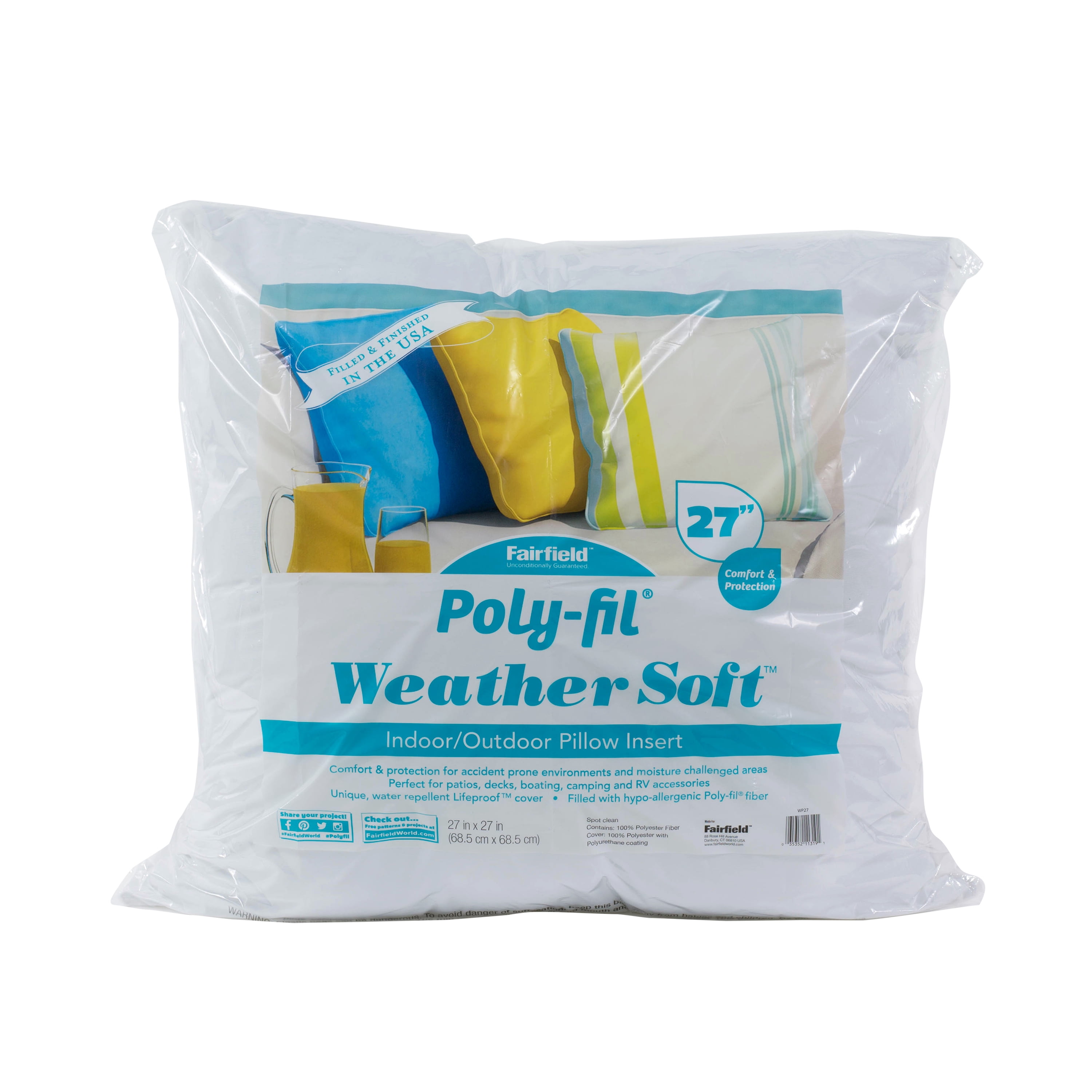 Poly-Fil Weather Soft Decorative Pillow Insert 27