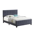thumbnail image 1 of Fairfield Queen Upholstered Panel Bed Dark Grey, 1 of 2
