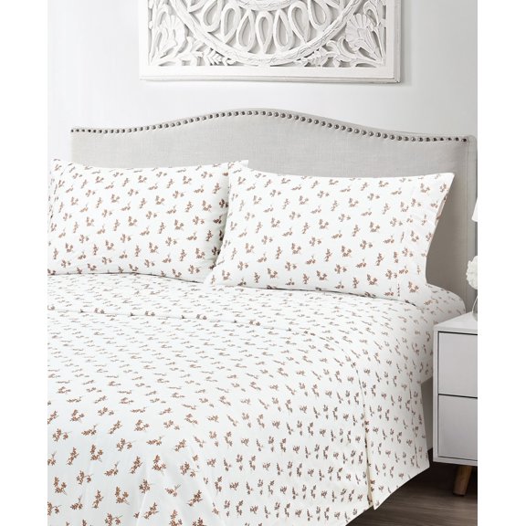 Fairfield Square Collection 300-Thread Count Metallic Cotton 4-Pc. Sheet Set, King