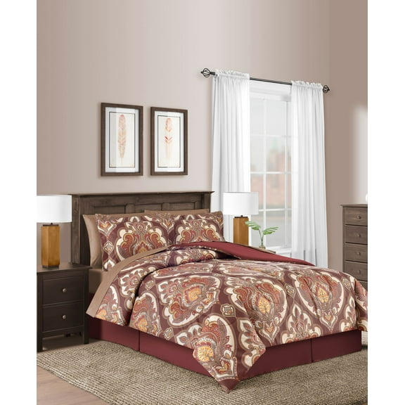 Fairfield Square Collection Estelle Reversible 8 Pieces Bedding Comforter Sets