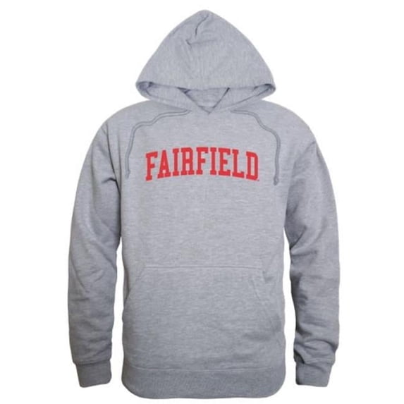 Fairfield University Stags Game Day Hoodie, Heather Grey - Large
