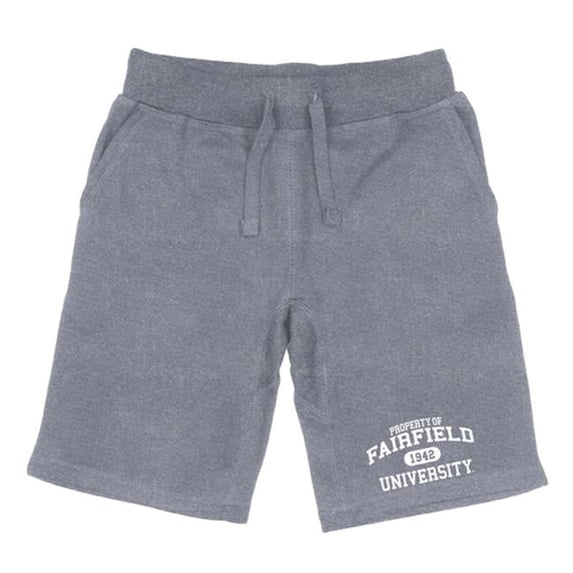 Fairfield University Stags Property Shorts, Heather Grey - Small