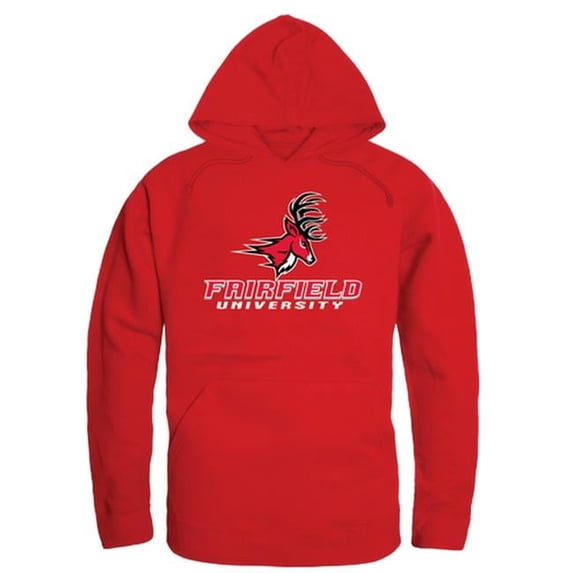 Fairfield University Stags The Freshman Hoodie, Red - Medium
