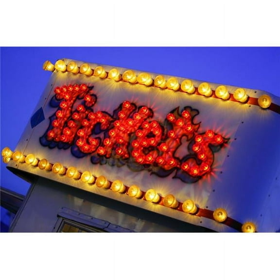 Fairground Ticket Booth Poster Print