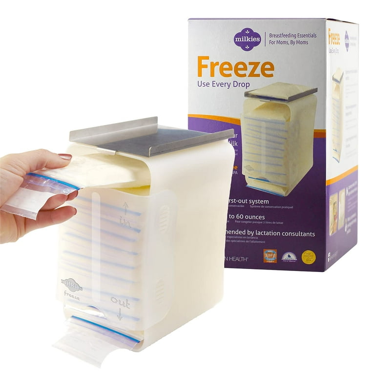Freeze Flat Breast Milk Storage Bag |Breastmilk Freezer Flattener Kit Make  Mother's Milk Bags Organizer Even to Save Refrigerator Space | Fit 3 4 5