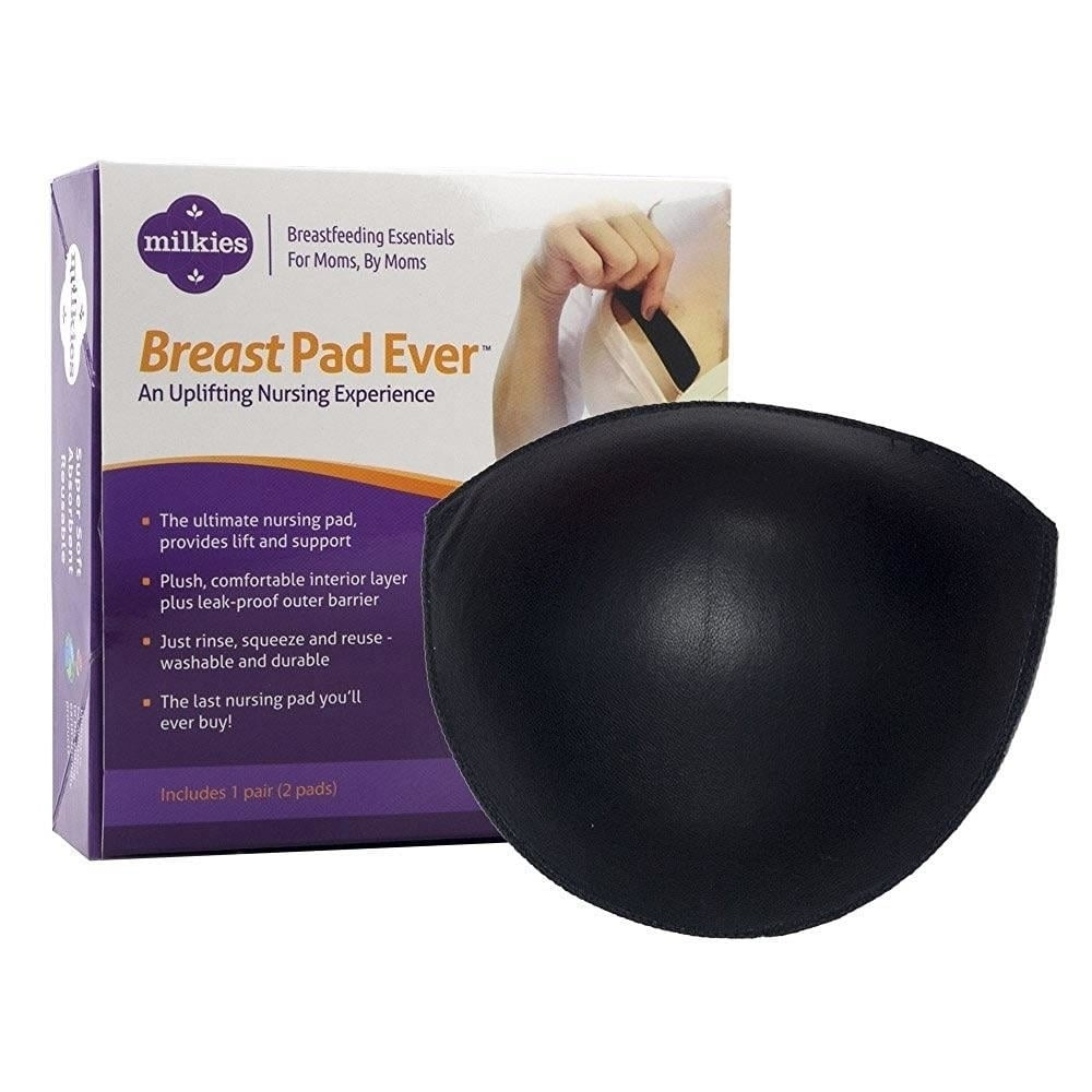 Fairhaven Milkies Reusable Nursing Pads Black Soft Washable Breast Pads