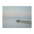 thumbnail image 1 of Fairhope Beach at Sunset - Fairhope Alabama Photography Ocean Minimalist Boardwalk Pastel Coastal Sunset Landscape Unframed Wall Art Print 8 x 10 inches, 1 of 4
