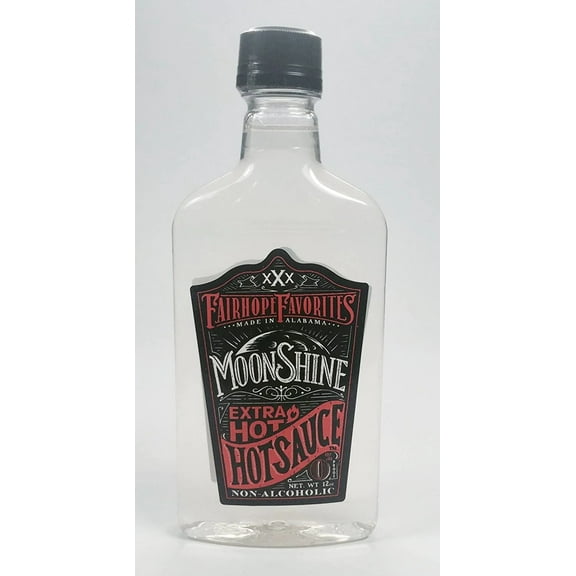 Fairhope Favorites - Moonshine Hot Sauce (Extra Hot, 6.75 oz or 12 OZ)
