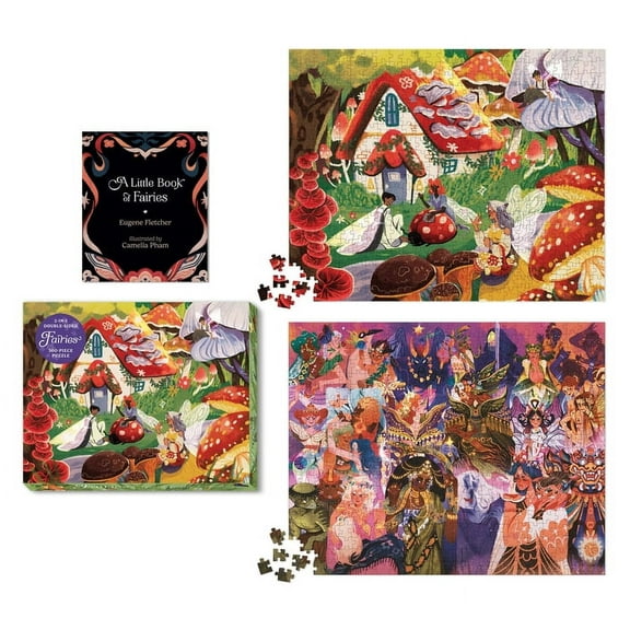 Fairies 2-in-1 Double-Sided 500-Piece Puzzle (Jigsaw)