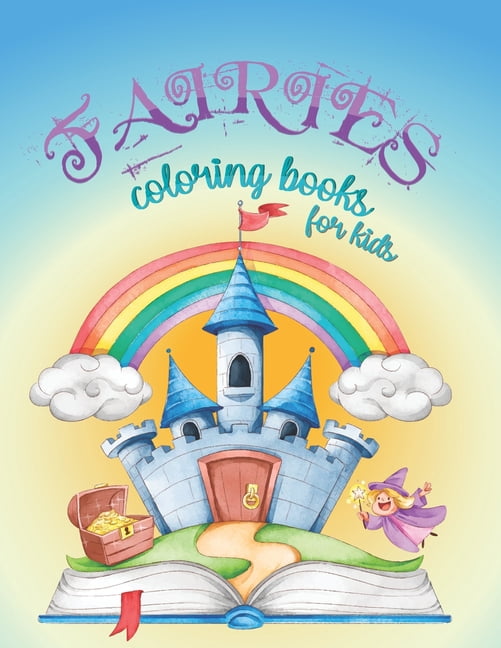 Fairies Coloring Book For Kid: Fairies fasting coloring book for kids & toddlers - activity books for preschooler - colo, (Paperback)