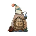 thumbnail image 1 of Fairies Door and Window Elf Fairy Tale Miniature Door for Home Staircase Bedroom Decor, Wooden Crafts for Garden Room Decor and Imaginative Play,H, 1 of 2