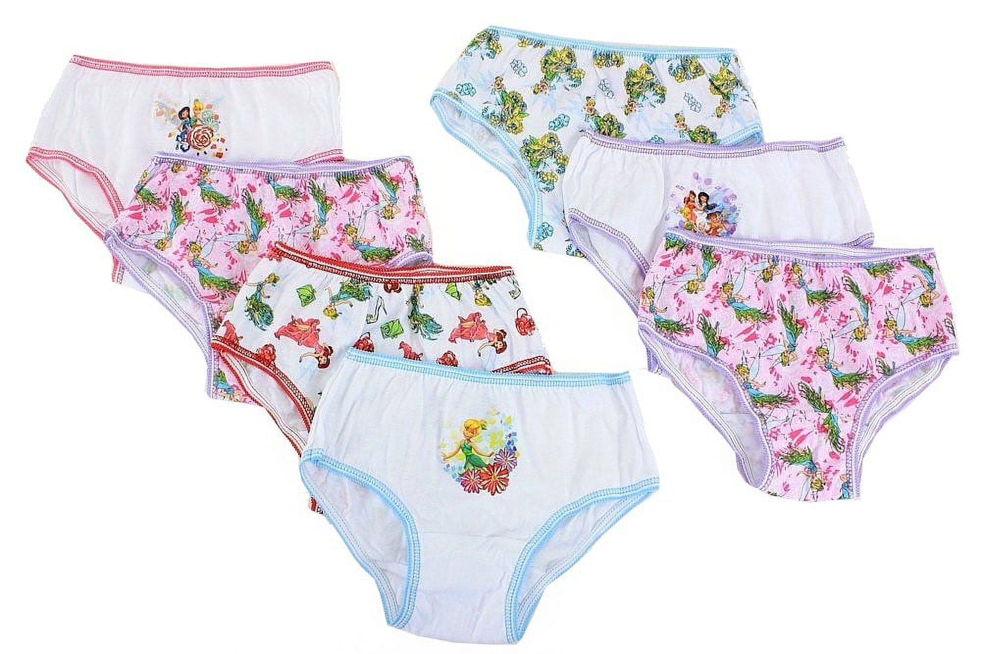 Fairies Girl's 7-Pc Assorted Cotton Brief Underwear - image 1 of 2