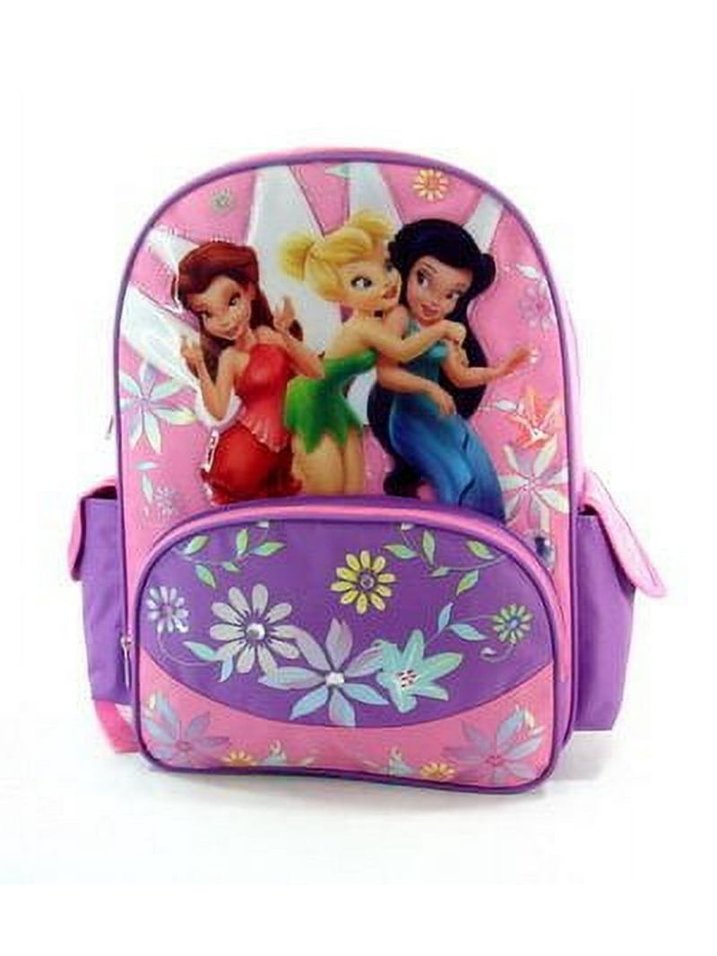disney fairies tinkerbell purple backpack mini Peter Pan Tinker Bell Wondapop 11" Vegan Leather ~12 x 9 x 4 Small Rolling Backpack - Disney