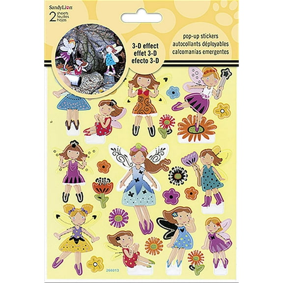 Fairies Pop Up Stickers - 2 Sheet