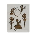 thumbnail image 1 of Fairies Princess Fairy Pixie Dust Stencil Template Reusable 8.5 x 11 for Painting on Walls, Wood, Etc. By Stencilville, 1 of 2