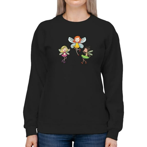 Fairies Sweatshirt Women -SPIdeals Designs, Female 4X-Large