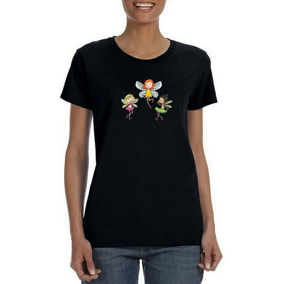 Fairies T-Shirt Women -SPIdeals Designs, Female 4X-Large