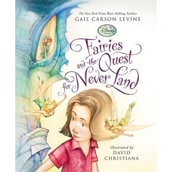 Pre-Owned Fairies and the Quest for Never Land (Hardcover) by Disney Books, Gail Carson Levine