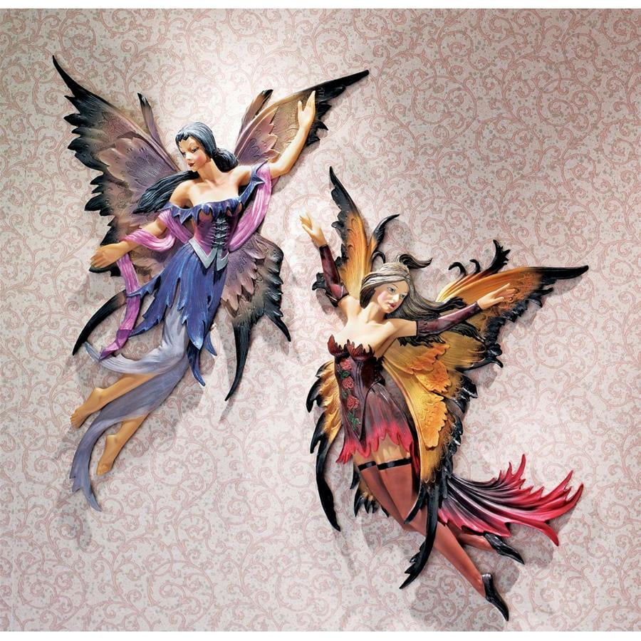 Fairies of the Enchanted Grove Wall Sculptures (Set Includes Rowan