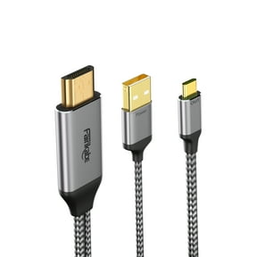 Fairikabe HDMI to USB C Adapter Cable 4K60Hz 6.6FT, Compatible with Xreal Air, Nreal Air, Steam Deck Dock, PS5, Xbox, Portable Monitor