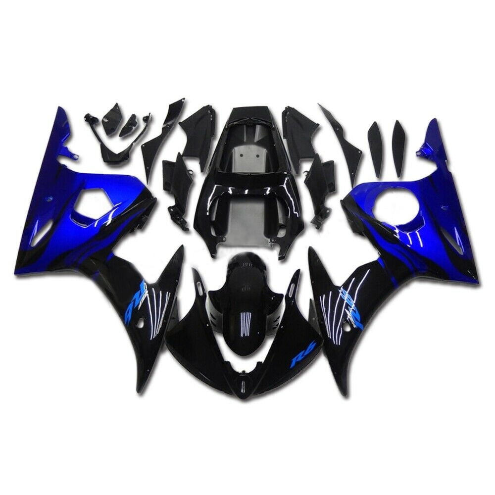 Yamaha R6 Black And Blue