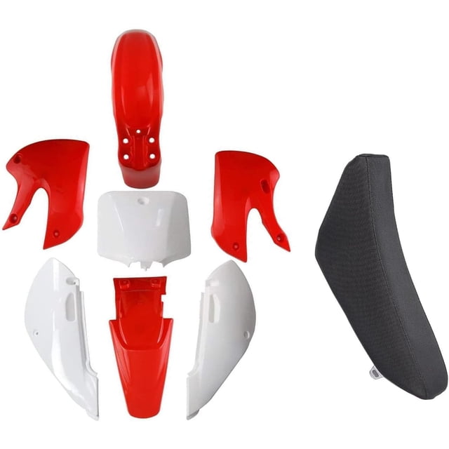 Body Work Cycles Fairing Kit Plastic Fender & Tall Seat for KLX110 KX65 KLX 110 KX 65 ...