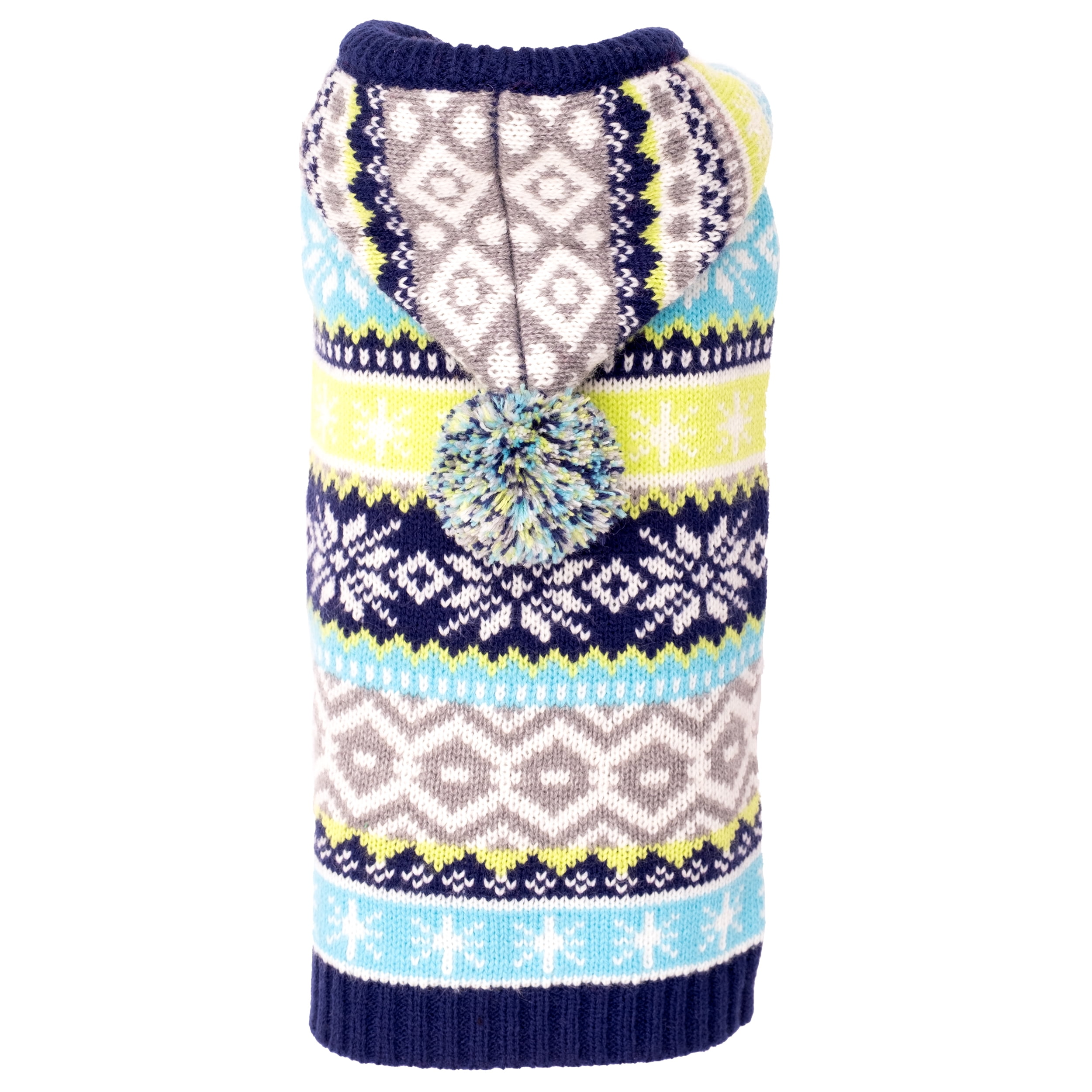 The Worthy Dog Fairisle Pullover Hoodie Sweater