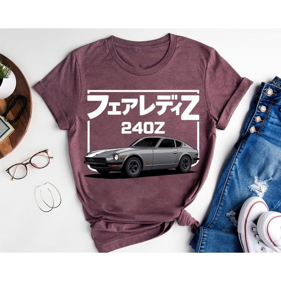Fairlady Z 240Z T-Shirt: Retro JDM Japanese Sports Car Tee All Size S-5Xl