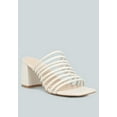 thumbnail image 1 of Fairleigh Off White Strappy Slip On Sandals, 1 of 6