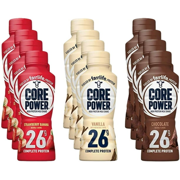 Fairlife Core Power 26g Protein Milk Shakes Variety Pack, Ready To