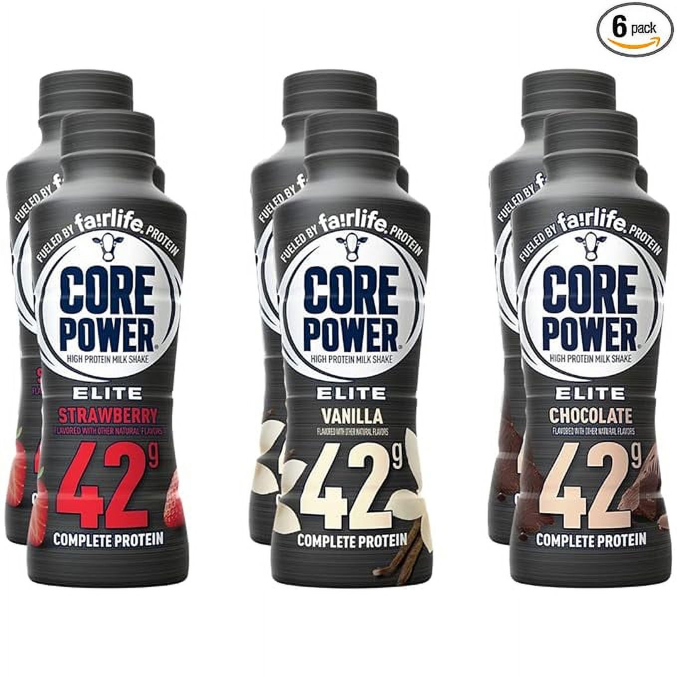 Fairlife Core Power Elite 42g High Protein Milk Shakes Variety Pack 6 Fairlife Core Power Elite 42g High Protein Milk Shakes Variety Pack 6