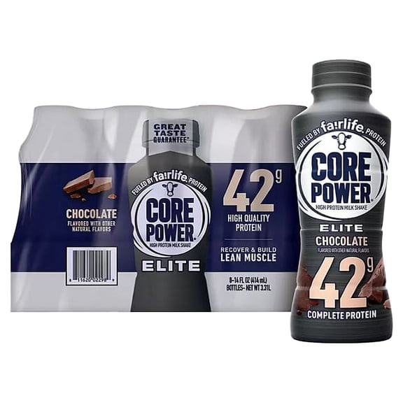 Fairlife Core Power Elite 42g. Protein Shake, Chocolate (14 fl. oz., 8 pk.)