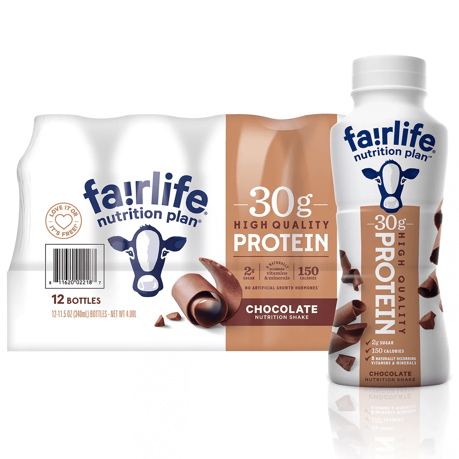 Fairlife Nutrition Plan 30g Protein Shake, Chocolate (11.5 fl. oz, 12 Pack)