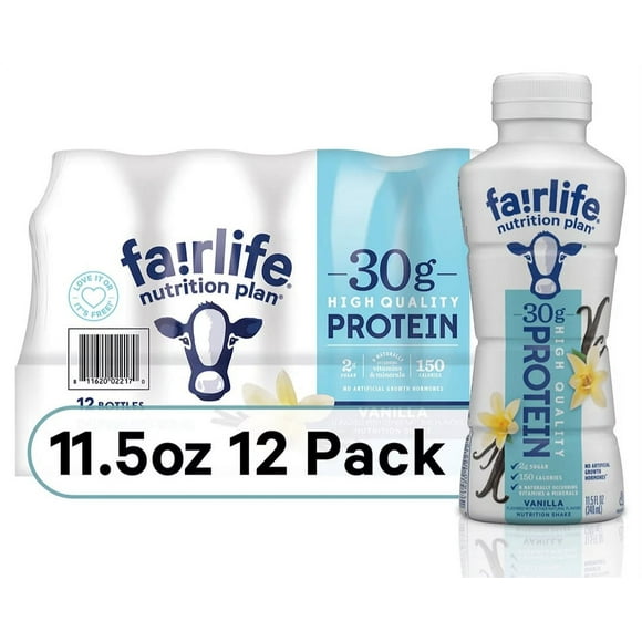 Fairlife Nutrition Plan High Protein Shake, 12 pk (Vanilla)
