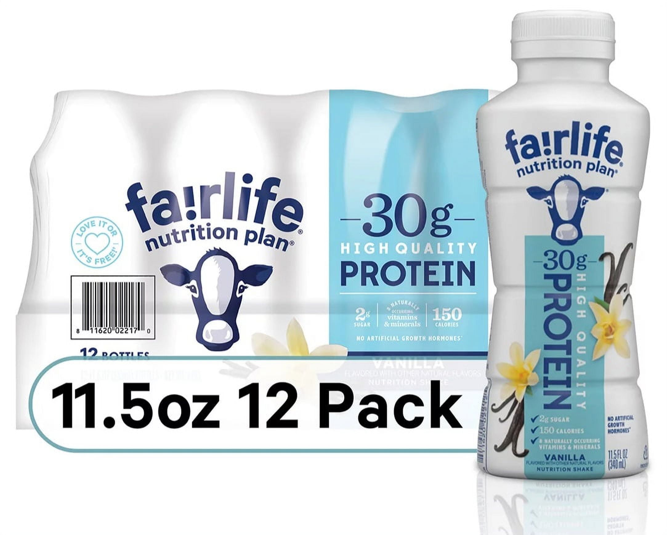 Fairlife Nutrition Plan High Protein Vanilla Shake, 12 pk.