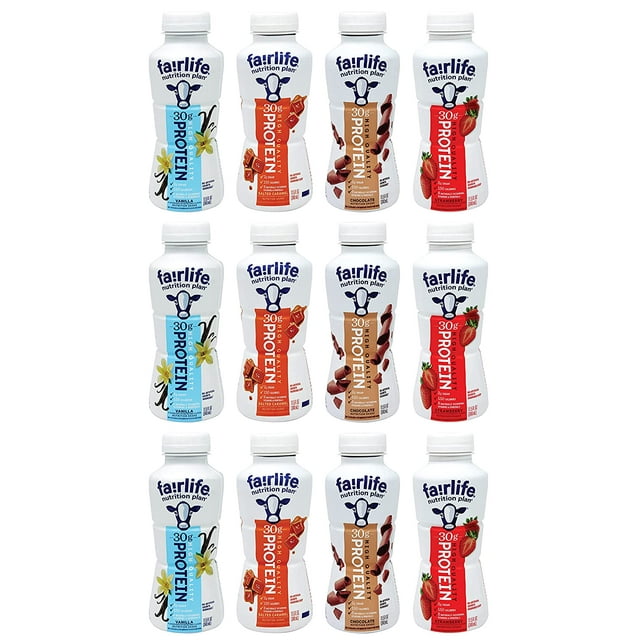 Fairlife Protein Shakes Variety Pack Nutrition Plan High Protein