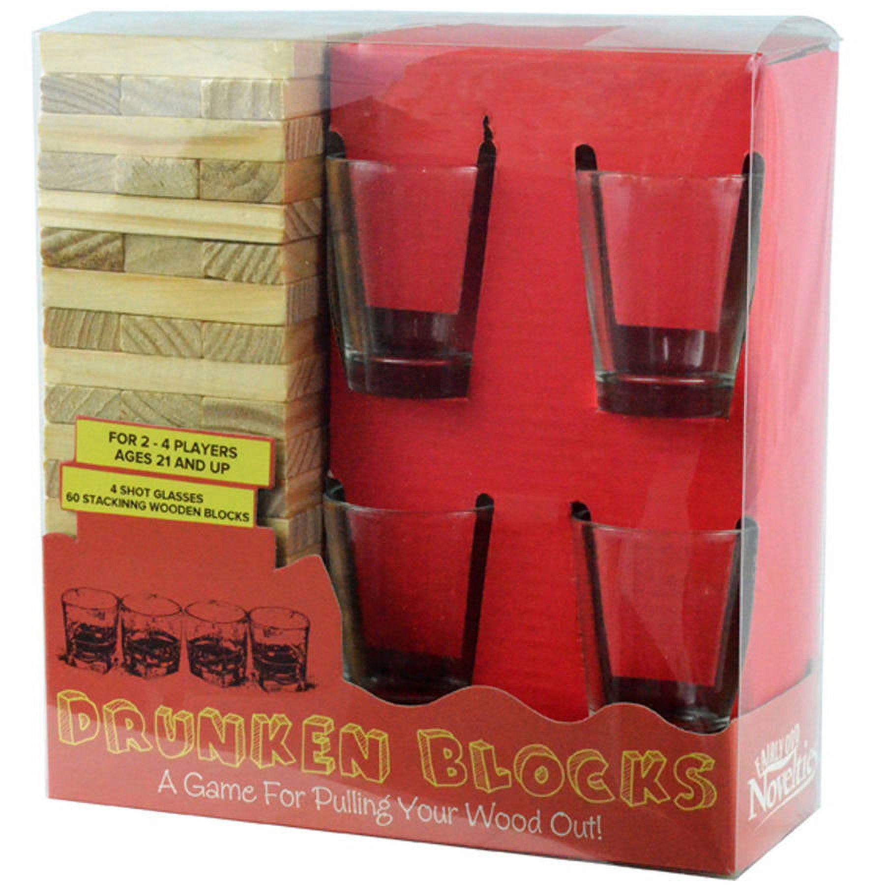 Fairly Odd Novelties Dunken Blocks Shot Glass Drinking Game, A Tower Of