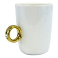 thumbnail image 1 of Fairly Odd Novelties Engagement 2 Carat Solitaire Ring Novelty Gag Gift Mug, Gold, 1 of 3