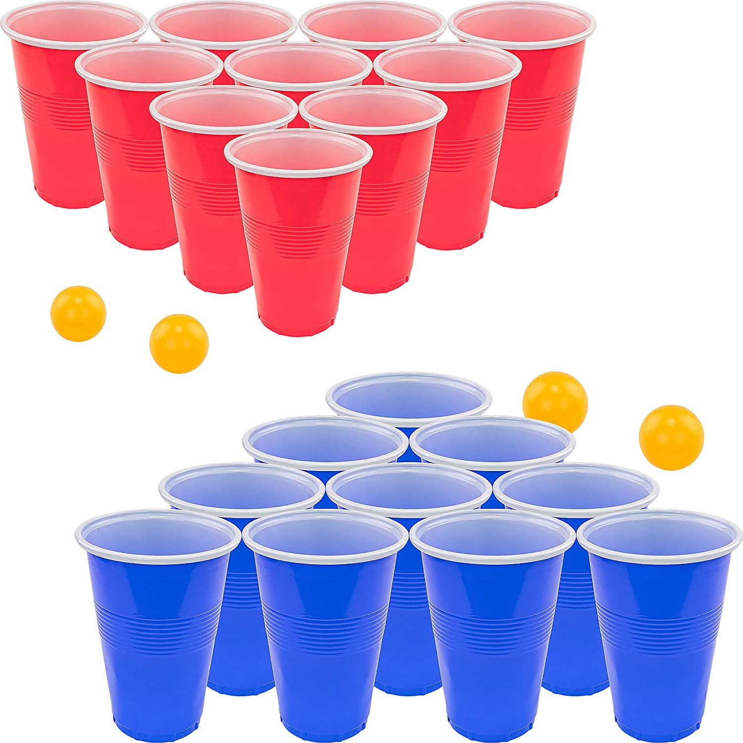 Fairly Odd Novelties FON10253 Beer Pong Drinking Game Set 22 Cups 4
