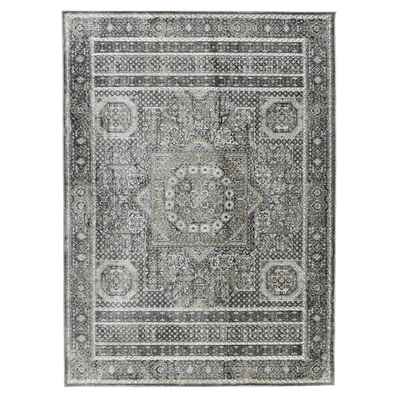 Fairmont FAI-6 Charcoal Transitional Rug 2' X 3 ' 3"