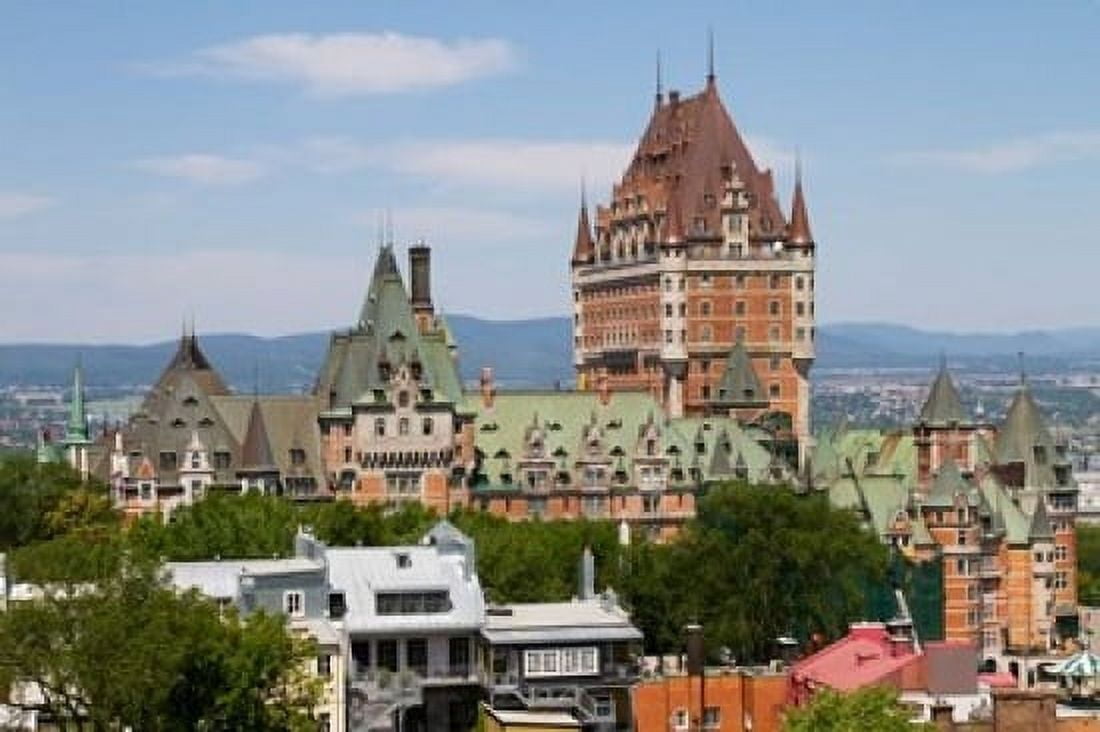 Fairmont Le Chateau Frontenac Hotel Canvas Art - Jamie & Judy Wild DanitaDelimont (36 x 24)