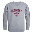 thumbnail image 1 of Fairmont State University Falcons Alumni Fleece Pullover Crewneck Sweatshirt, Heather Grey - Medium, 1 of 1