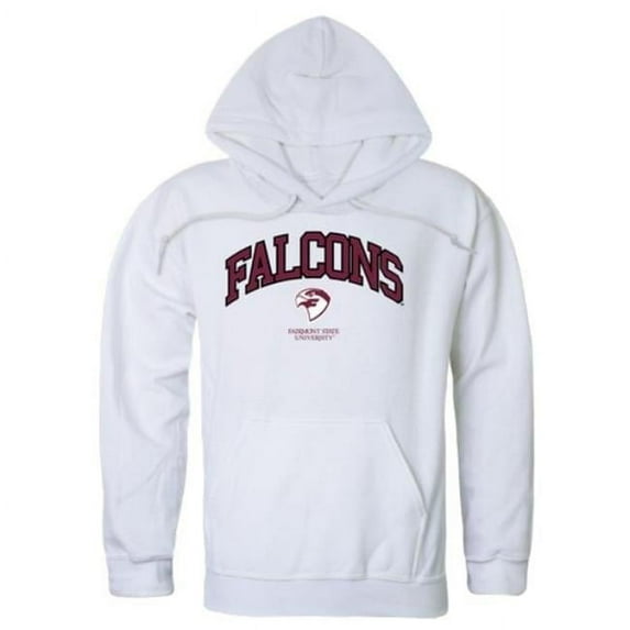 Fairmont State University Falcons Campus Hoodie, White - Extra Large