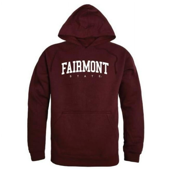 Fairmont State University Falcons College Hoodie, Maroon - Large
