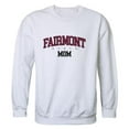 thumbnail image 1 of Fairmont State University Falcons Mom Crewneck Sweatshirt, White - Small, 1 of 1