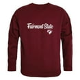 thumbnail image 1 of Fairmont State University Falcons Script Crewneck Sweatshirt, Maroon - Medium, 1 of 1