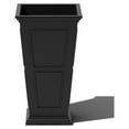 Fairmont Tall Plastic Planter Large Outdoor Planter for Front Porch