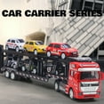 thumbnail image 1 of Fairnull 1:48 Alloy Car Exquisite Workmanship Wear-resistant Stylish Car Carrier Series Model for Boy, 1 of 10
